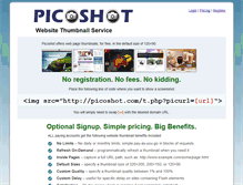 Tablet Screenshot of picoshot.com